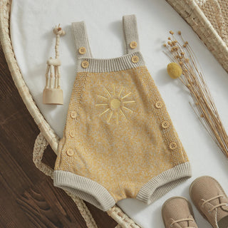 Sunshine Knitted Romper