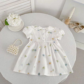Floral Puff Sleeve Romper