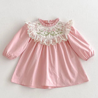 Pink Garden Ruffle Dress