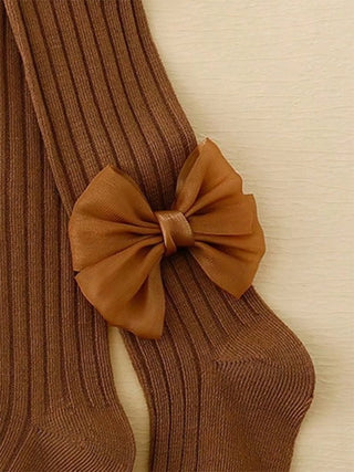 Neutral Breathable Knitted Tights Leggings. 3 Pcs