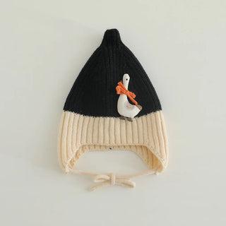 Knitted Swan Beanie Hat - RYAN AND REMI