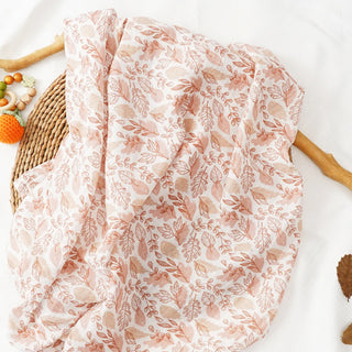 Printed Muslin Cotton Baby Swaddle - RYAN AND REMI