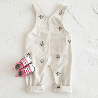 Floral Corduroy Jumpsuit - RYAN AND REMI