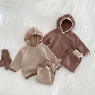 Colorblock Waffle Lounge Set