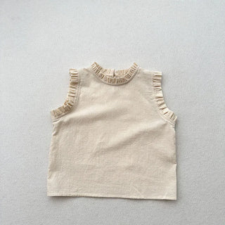 Ruffle Sleeveless Top - RYAN AND REMI