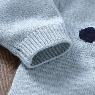 Newborn Dog Design Knitted Bodysuit - RYAN AND REMI