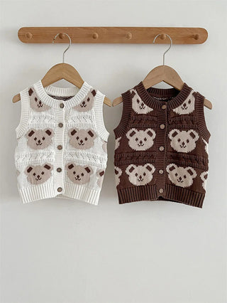 Teddy Bear Knitted Vest