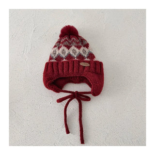 Diamond Grid Fleece Hat - RYAN AND REMI