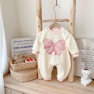 Knitted Ribbon Bow Jumpsuit - RYAN AND REMI