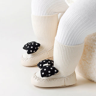 Contrast Bow Walker Shoes - RYAN AND REMI