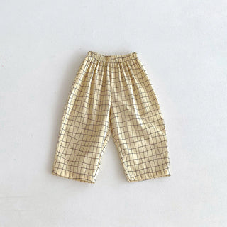 2026 Spring Summer Pants Outer Wear Simple All-match Pants Baby Girls Casual Fashion Trousers Children New Design Thin Pants - RYAN AND REMI