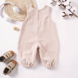 Cute bBear Pocket Overalls Jumpsuit - RYAN AND REMI