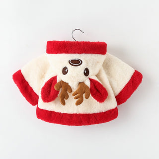 Plush Reindeer Poncho