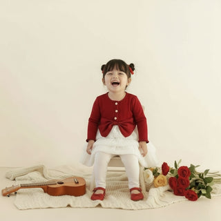 Ruffle Bow Christmas Dress