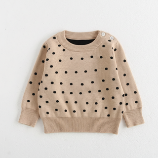 Stripe Cotton Pullover Sweater