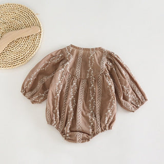 Long sleeve Cotton Spring Romper - RYAN AND REMI